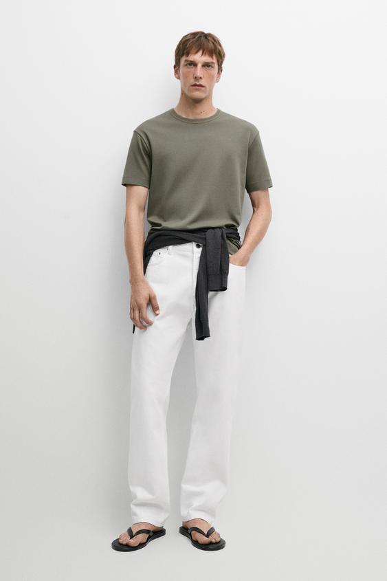 100% cotton short-sleeve T-shirt from Zara - $70