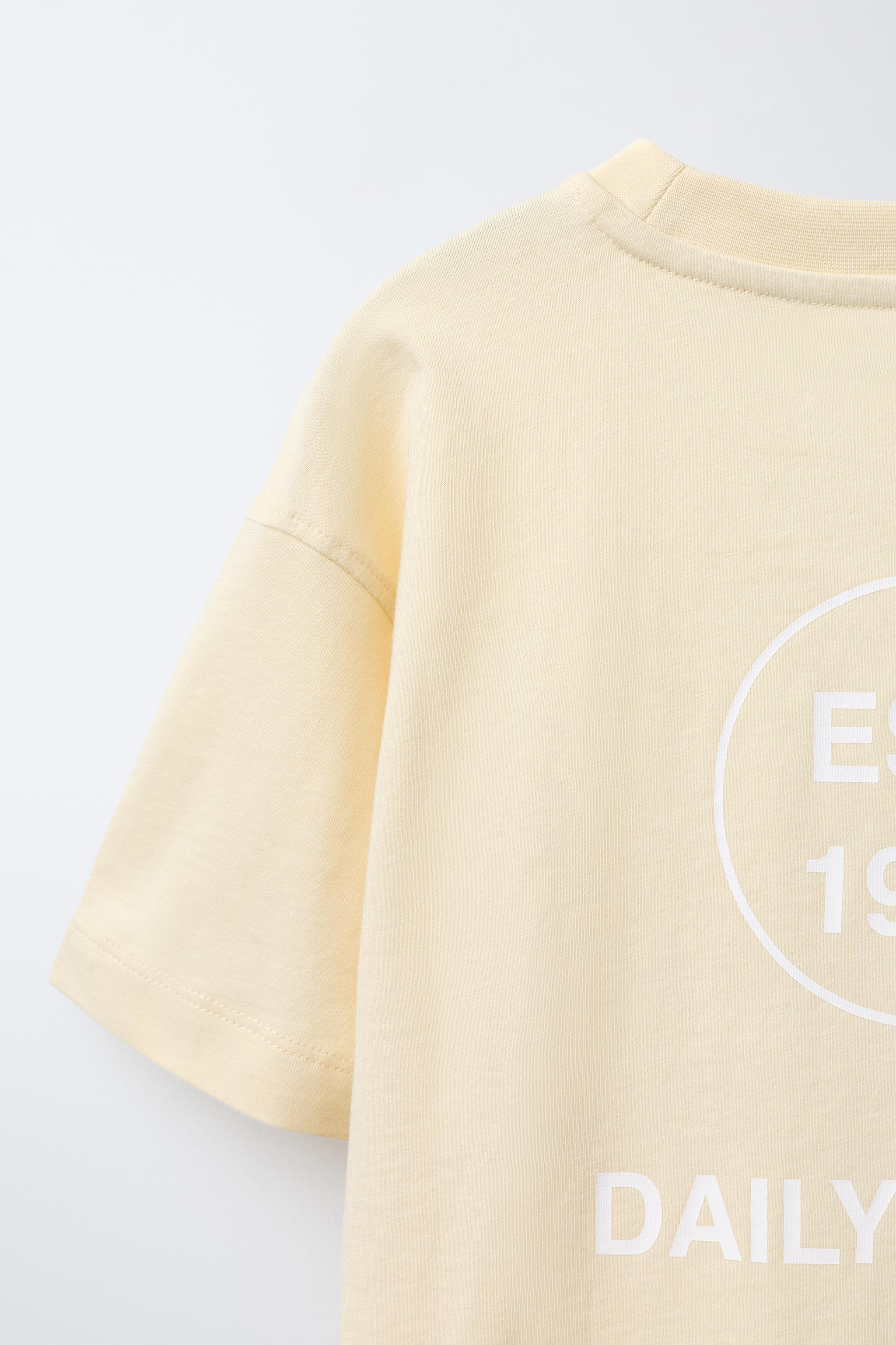 PRINTED TEXT T-SHIRT