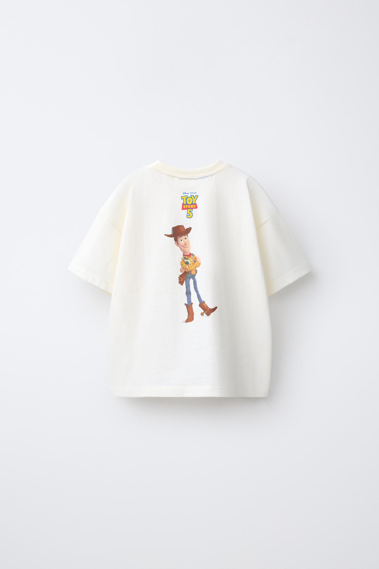TOY STORY © DISNEY PIXAR PRINT T-SHIRT — Ecru