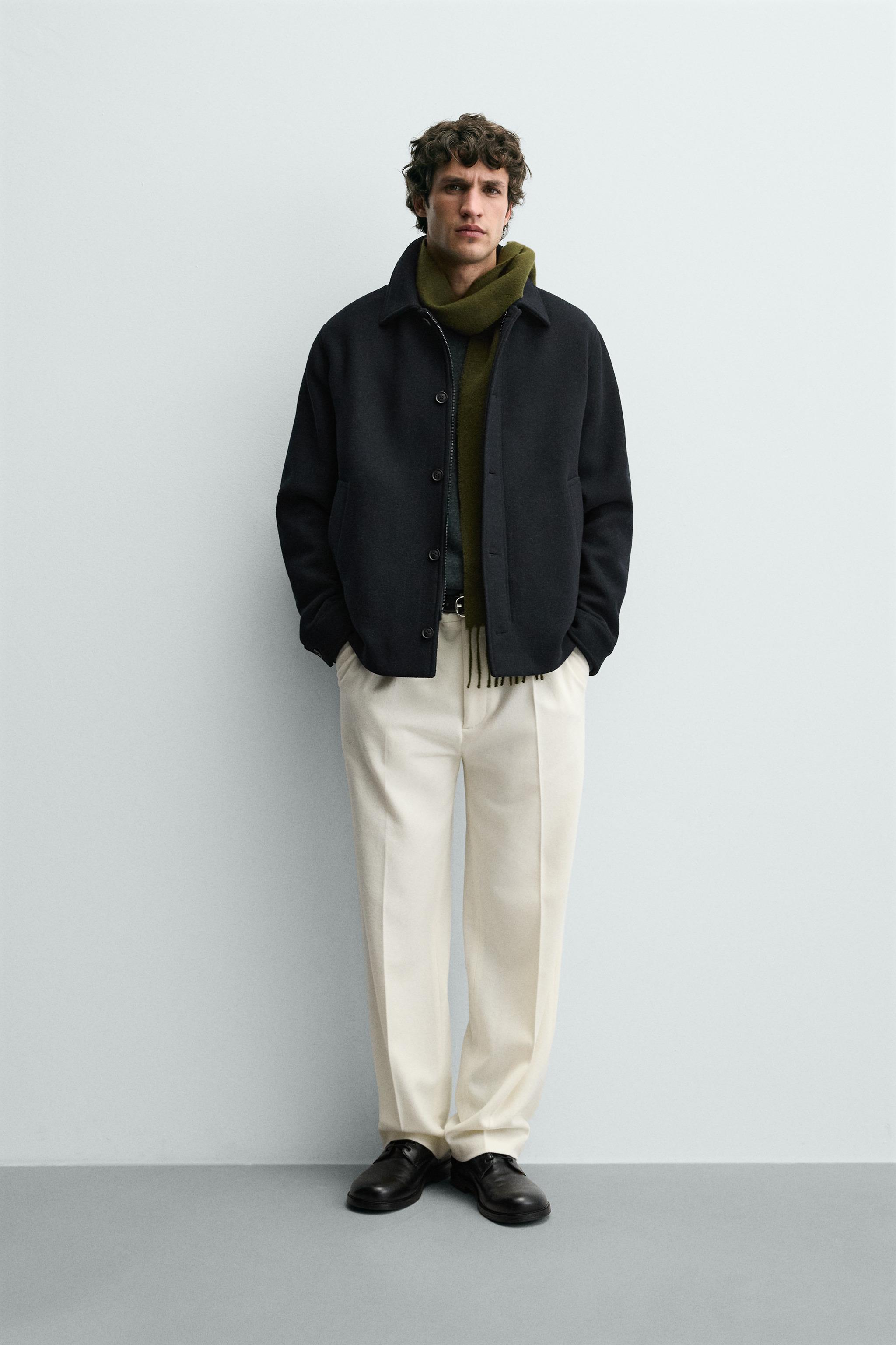 NEAU Light doeskin 2way jacket ブラック　最終価格 JACKET WITH DETACHABLE LINING - Navy blue | ZARA South Africa