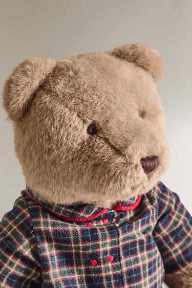 CHILDREN'S CHRISTMAS BEAR SOFT TOY (38 CM) - Brown by Zara - Image 2
