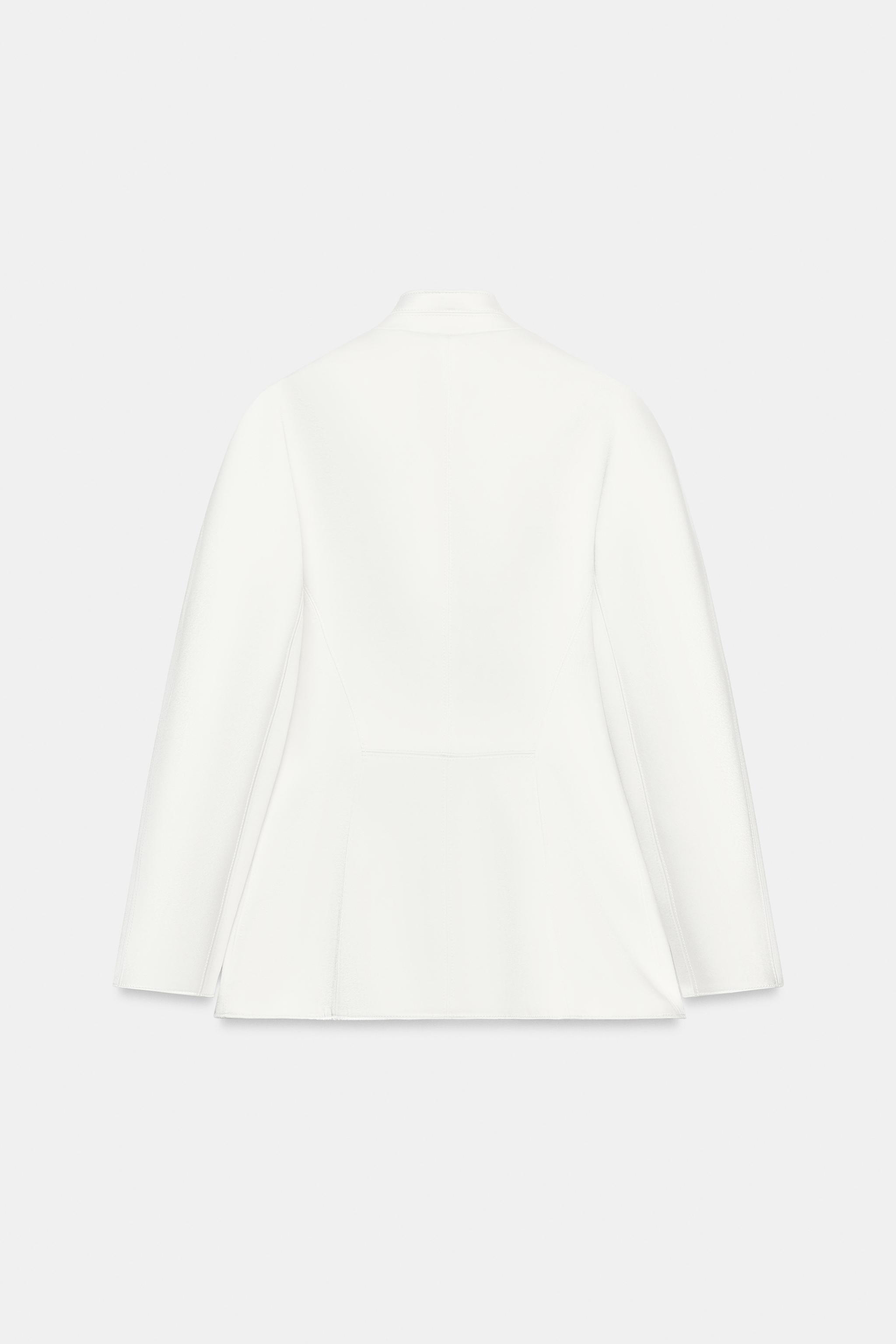 SATIN DOUBLE-BREASTED BLAZER