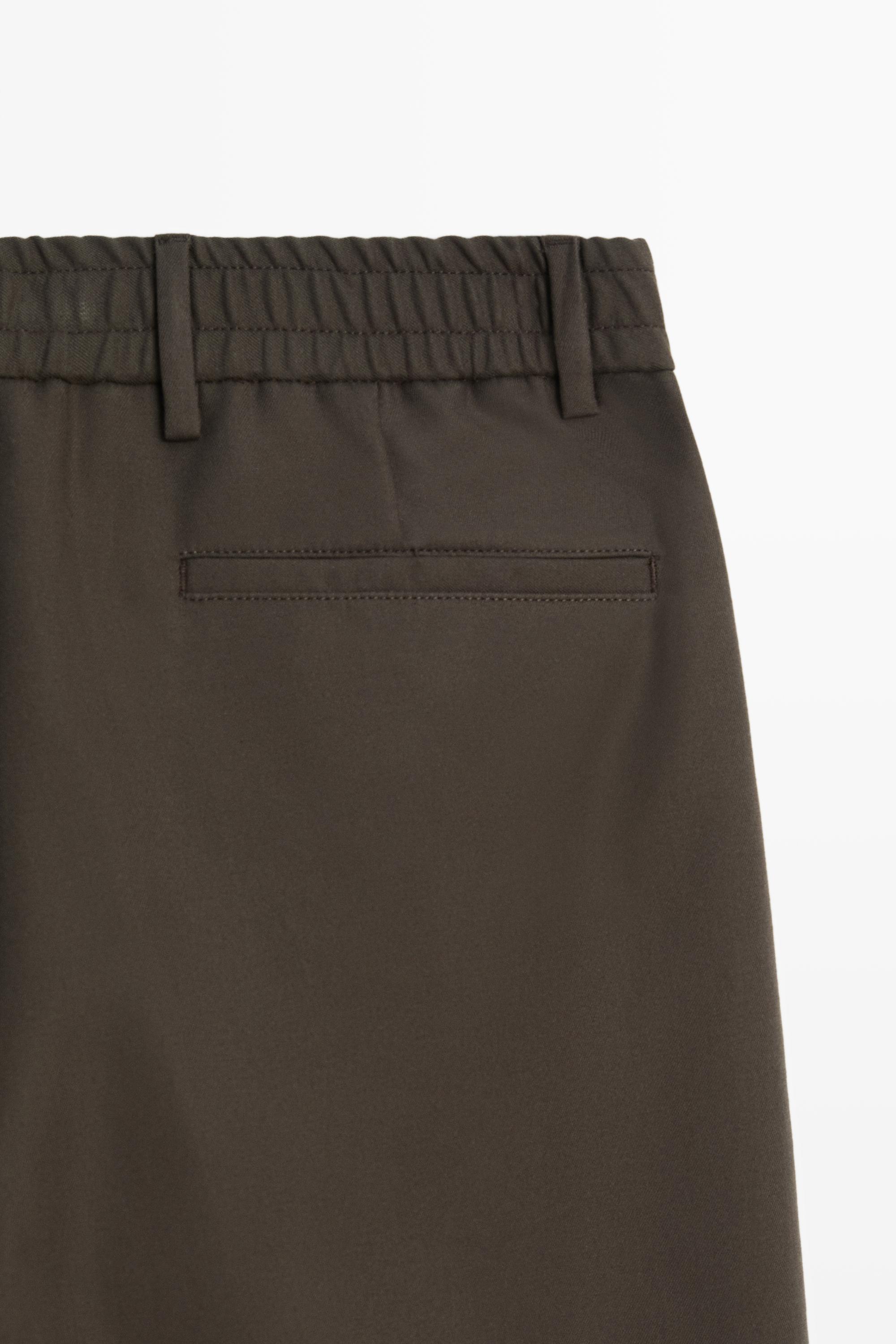 100% cotton pants with elasticated waistband