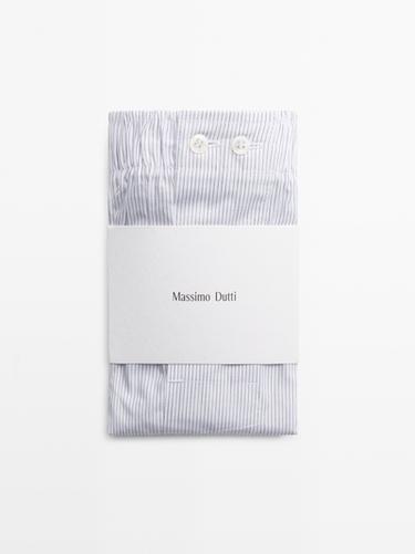 Calzoncillo rayas 100% algodón - Blanco de Zara