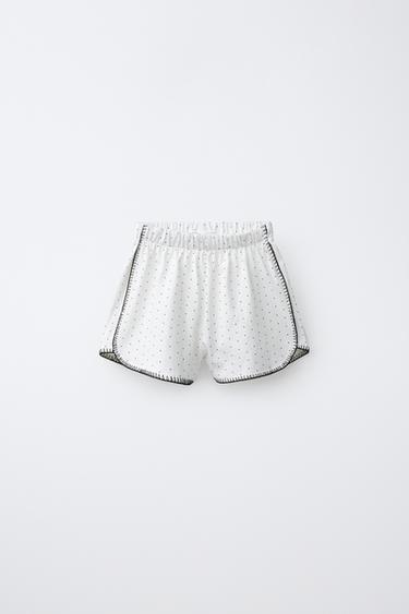 AGES 6-14 / POLKA DOT SHIRT PYJAMAS - Ecru by Zara - Image 3