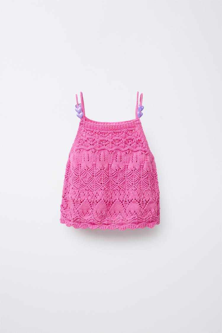 BEADED KNIT TOP