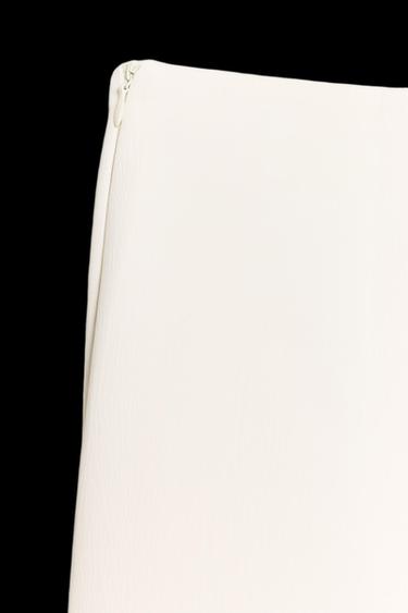 HOSENROCK MIT SPITZENSAUM - Cremefarben von Zara