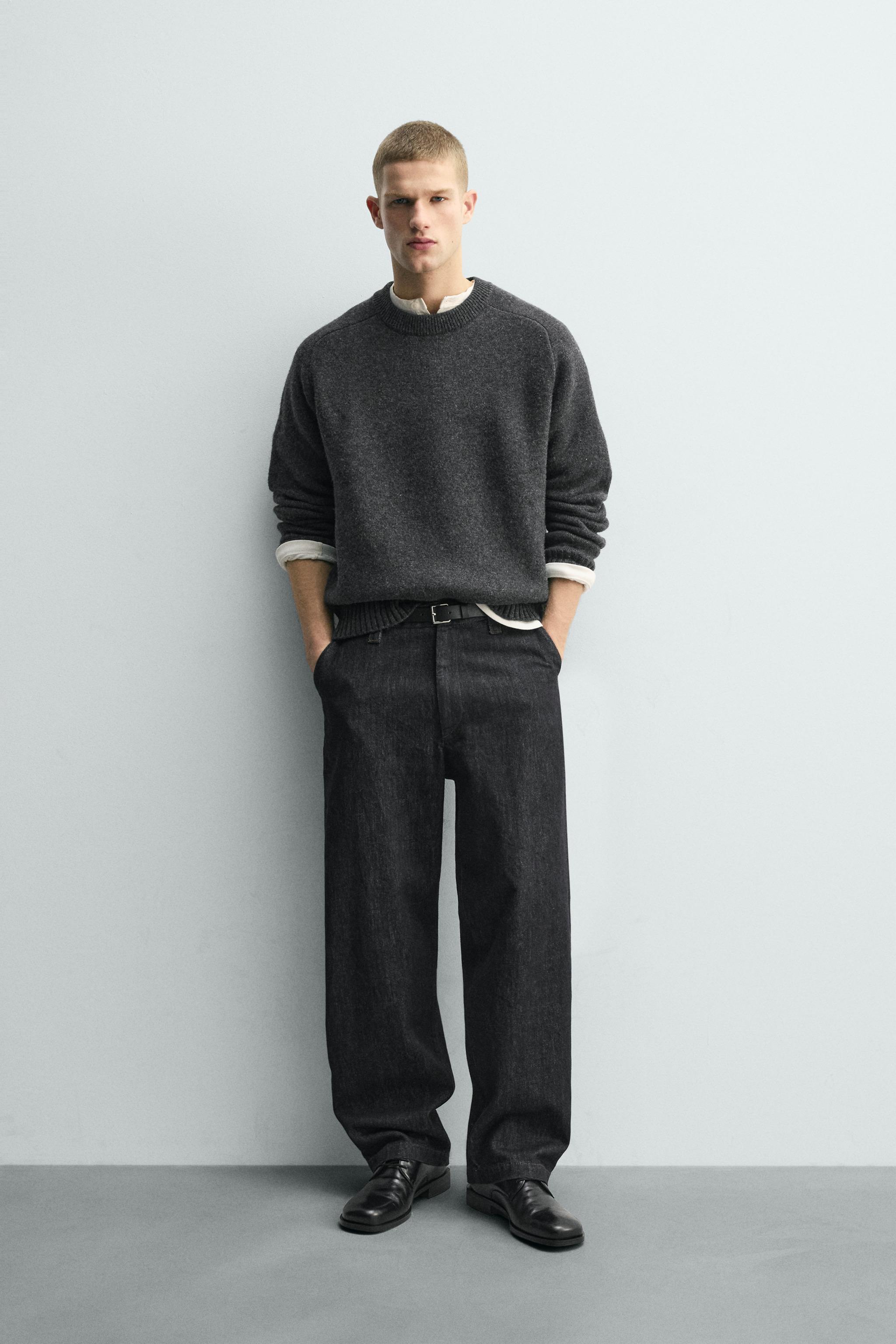 DOUBLE-FACED WOOL JUMPER