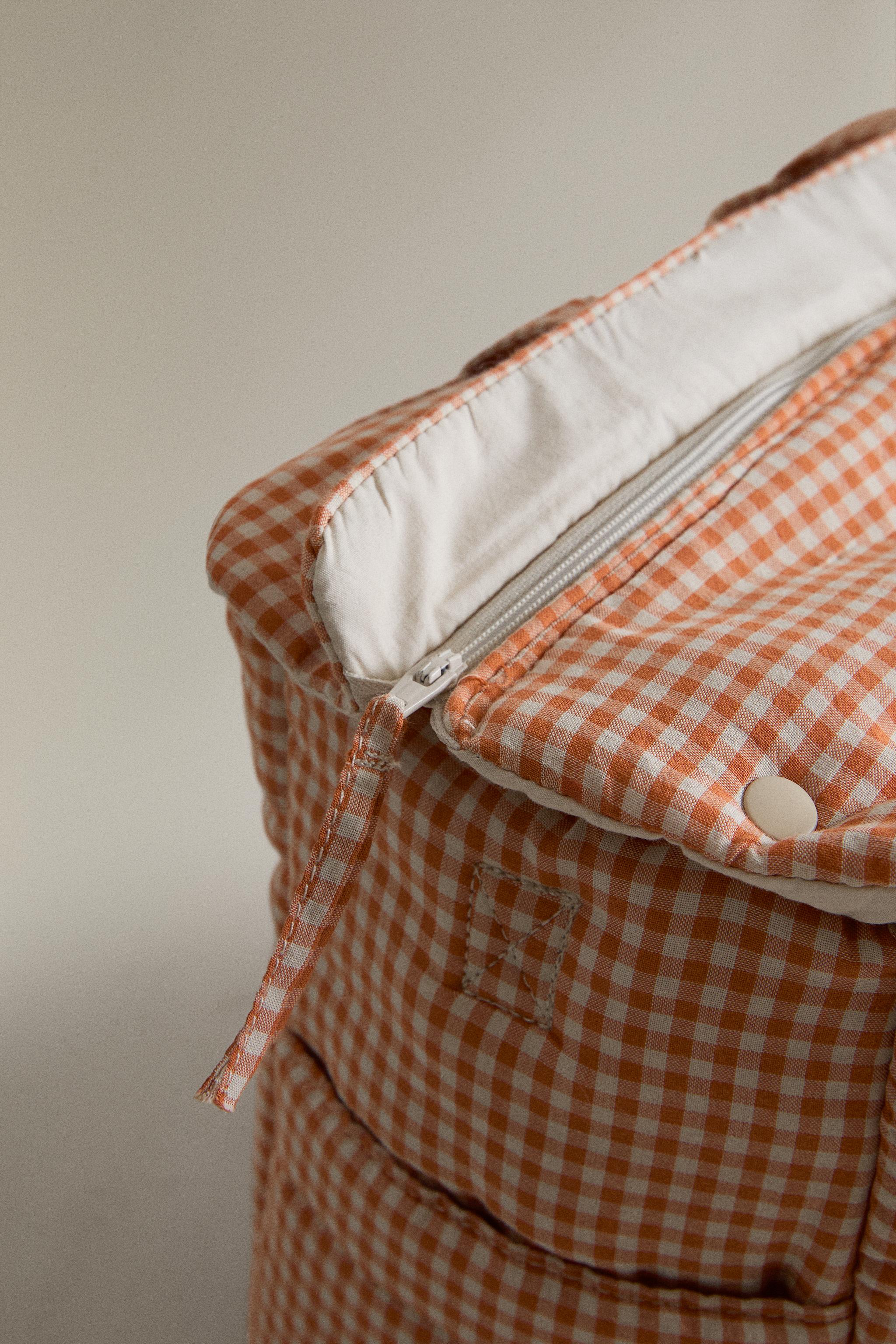 Детские сумки Zara GINGHAM COTTON DIAPER — фото 3