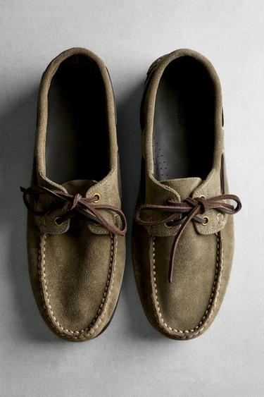 Zara Leather boat shoe - 1-501 - Image 0