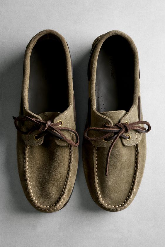Zara Leather boat shoe - 1-501 - Image 0
