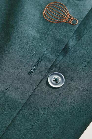 KIDS' BALLOON DUVET COVER - Navy blue by Zara - Image 3