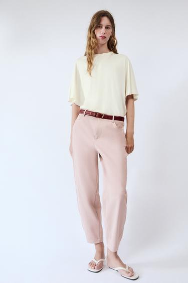 PANTALÓN BALLOON - rosa claro de Zara