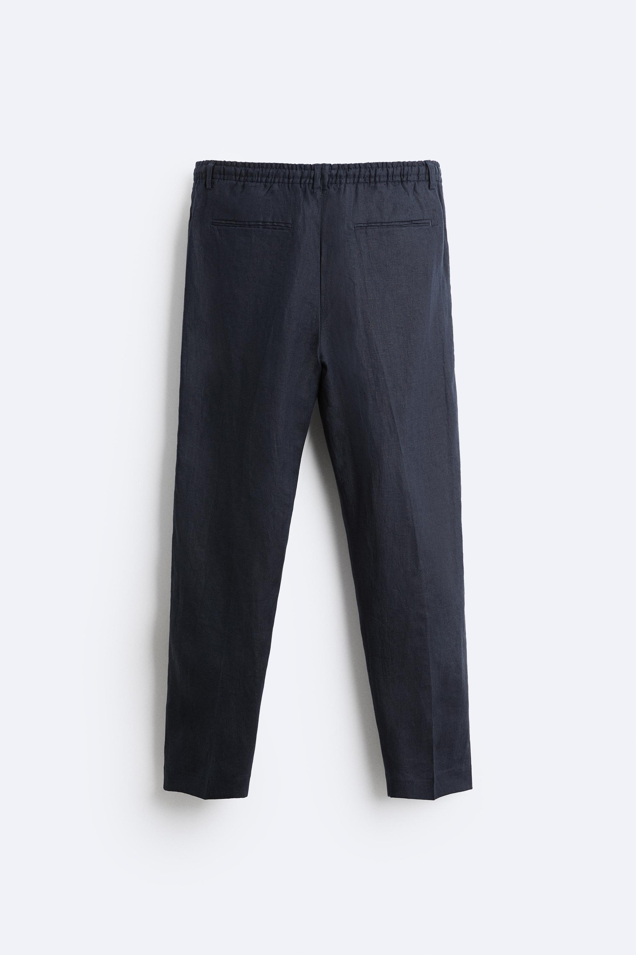 Pantalones de cheap lino hombre zara