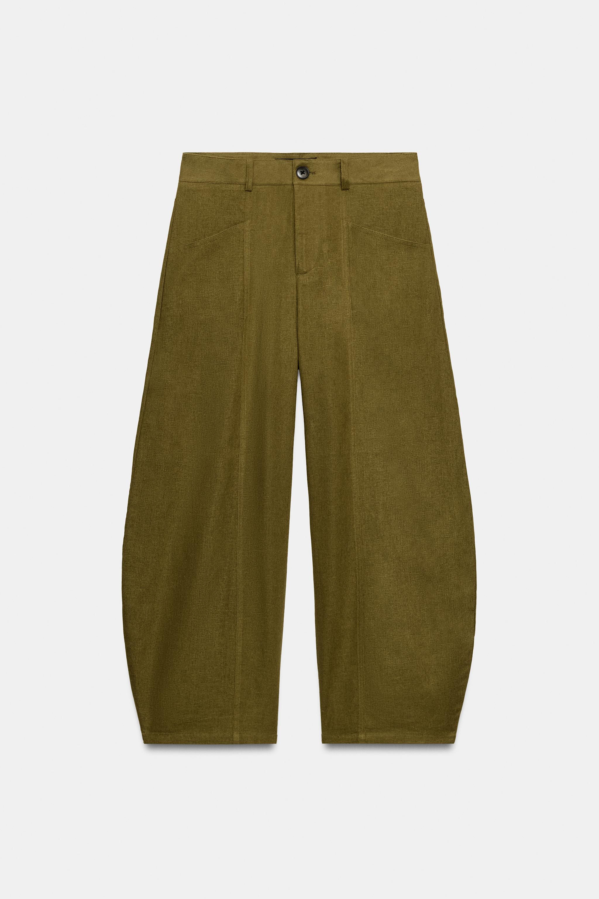 LINEN BALLOON PANTS