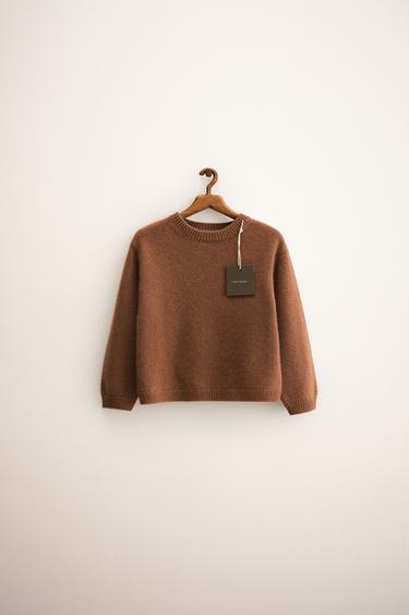 ZARA TIMELESS - CASHMERE KNIT JUMPER - Toffee by Zara