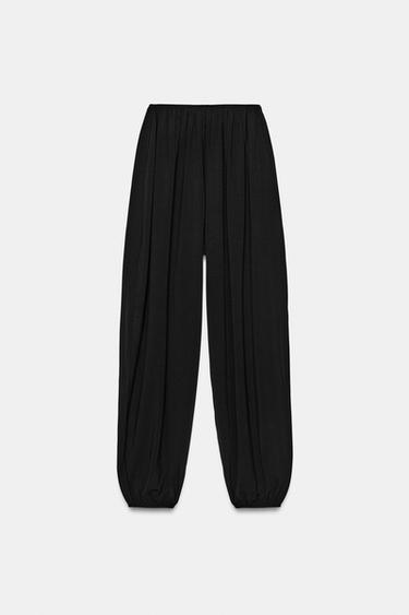 PANTALON BOUFFANT - Noir de Zara - Image 4