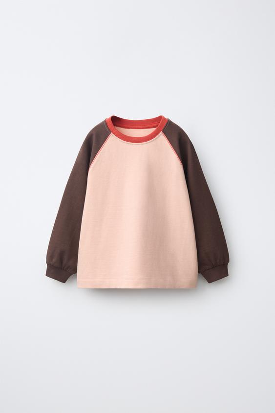 PLAYERA MANGA RANGLÁN - Salmón de Zara - Imagen 0