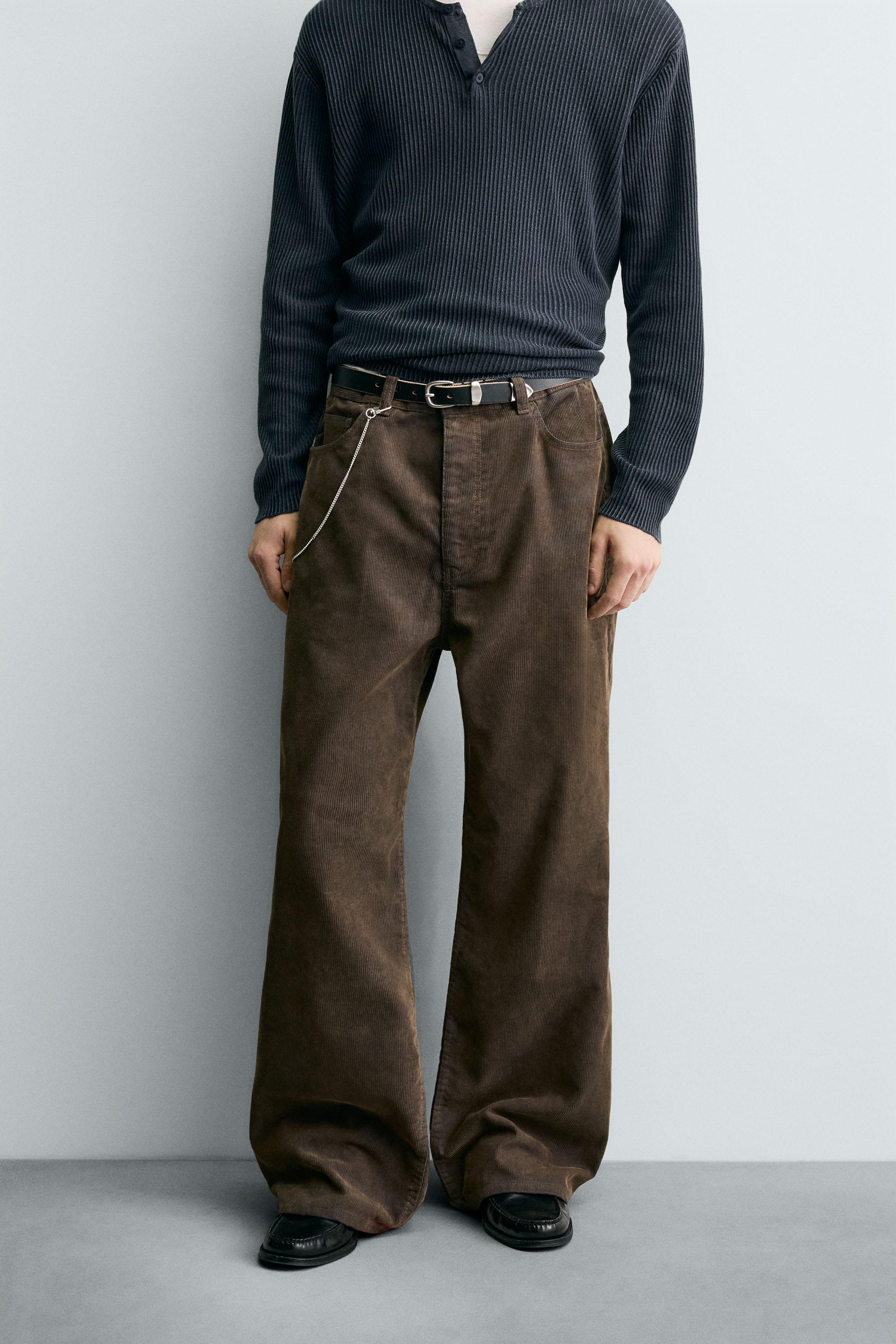 BAGGY FIT CORDUROY PANTS