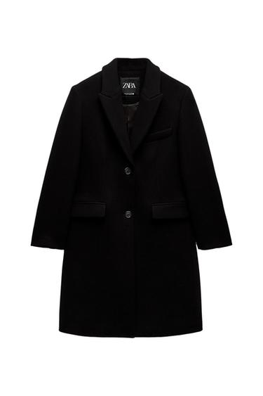 WOOL MENSWEAR-STYLE COAT ZW COLLECTION
