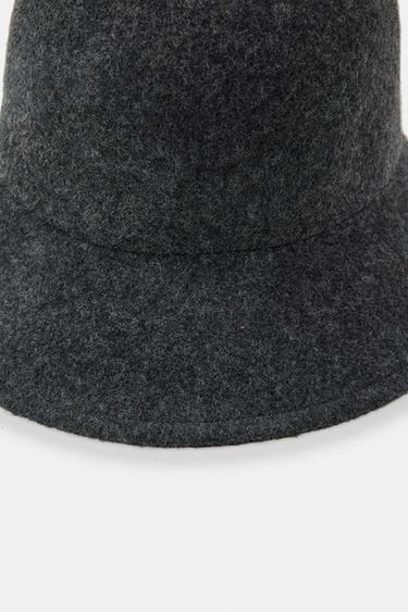 BONNET UNI AVEC LAINE - Gris de Zara - Image 3