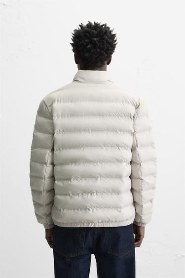 WATER-REPELLENT LIGHTWEIGHT PADDED JACKET - Stone by Zara - Image 2