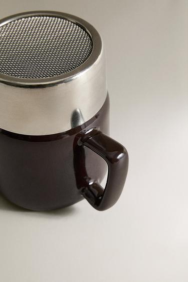 STONEWARE COFFEE SPICE SHAKER - Brown by Zara - Image 1