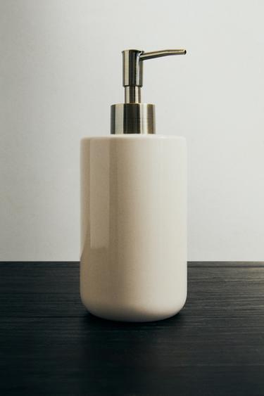SHINY SOAP DISPENSER - Beige by Zara - Image 5