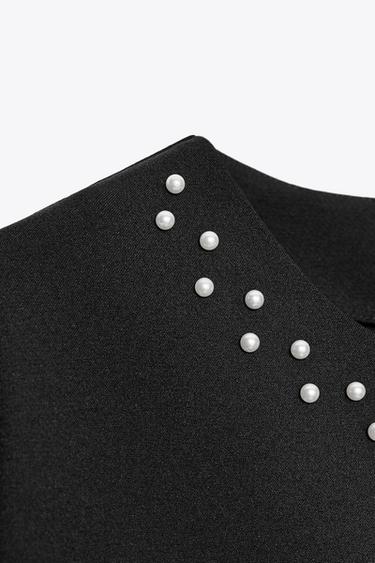 TOP PERLES - Noir de Zara - Image 7