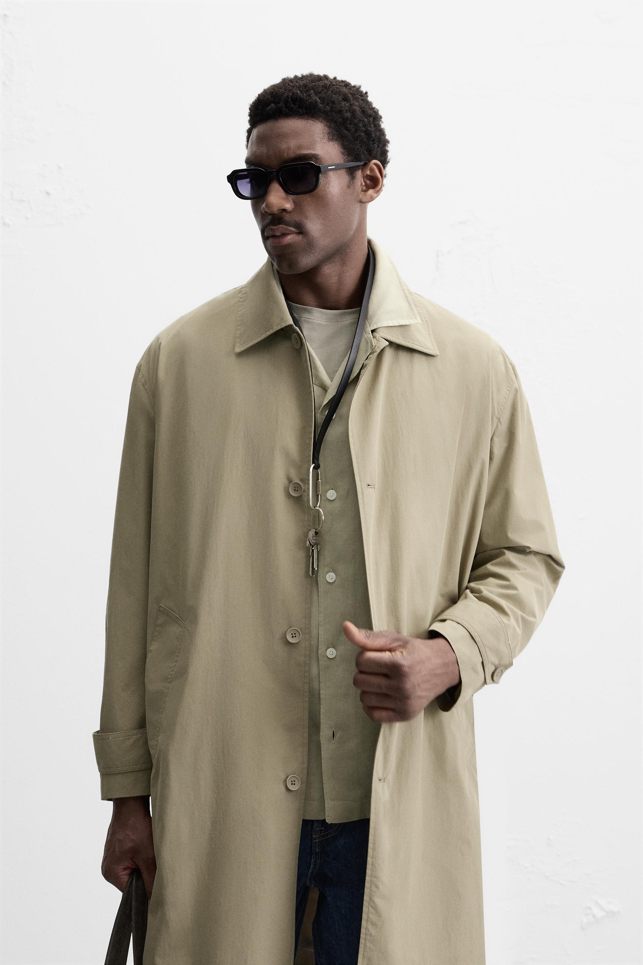 Trench Zara Cappotto Uomo Cammello Jacket Camicia Senape Zara