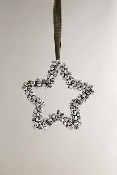 STAR CHRISTMAS TREE DECORATION WITH SLEIGH BELLS - P by Zara