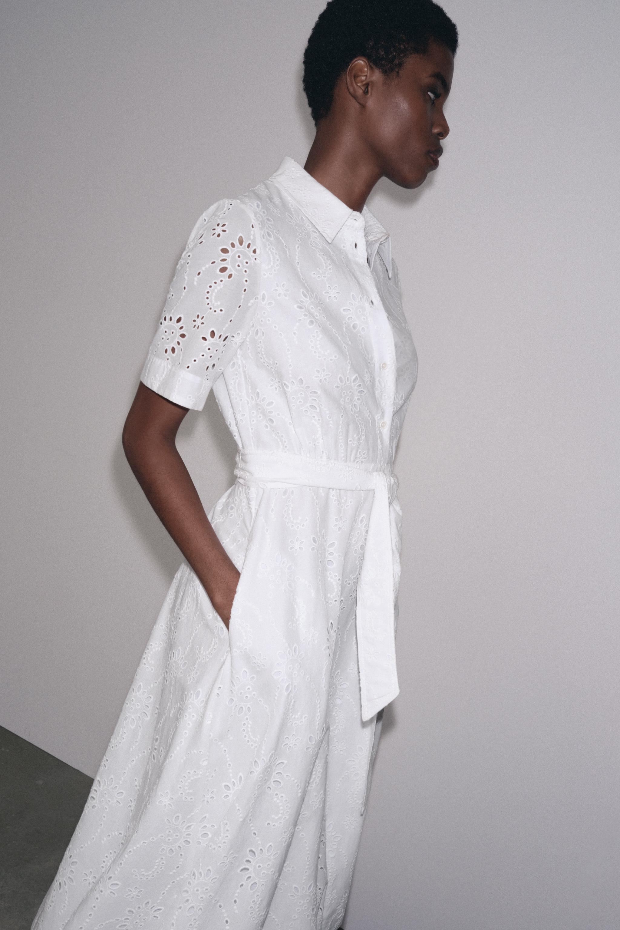 ROBE CHEMISE BRODERIES ZW COLLECTION