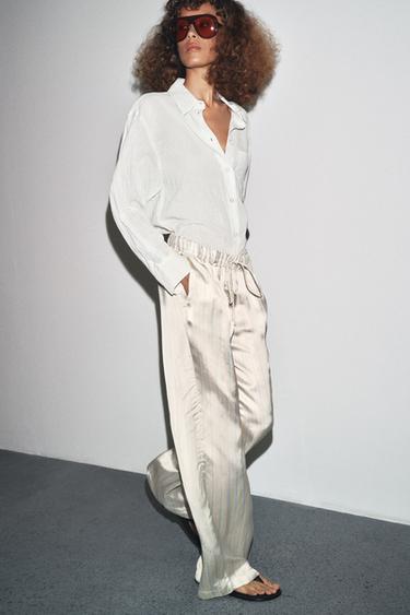 STRIPED PYJAMA TROUSERS ZW COLLECTION - striped by Zara - Image 2