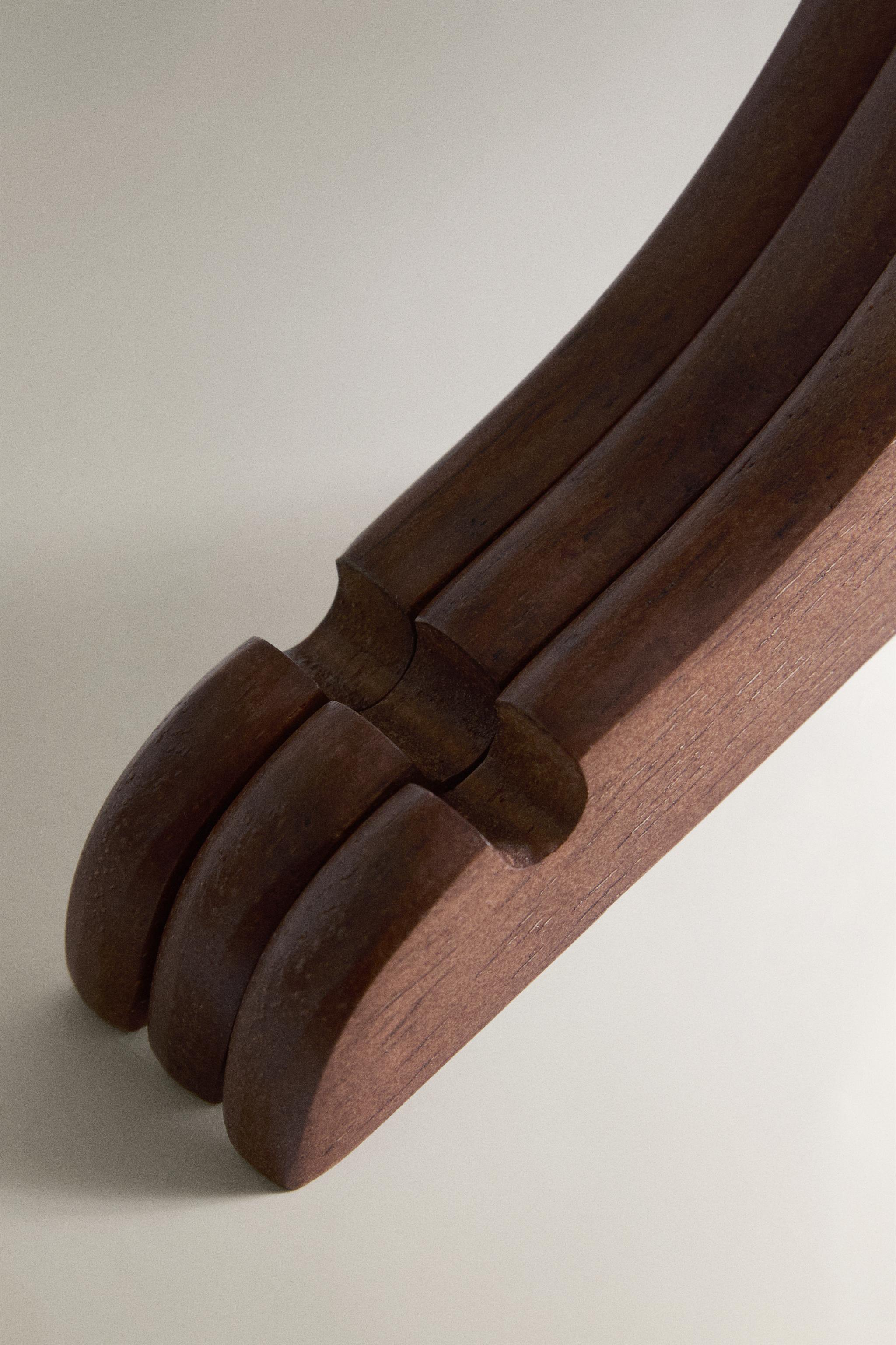 Детские куртки Zara WOODEN BABY HANGERS (PACK OF 3) — фото 3