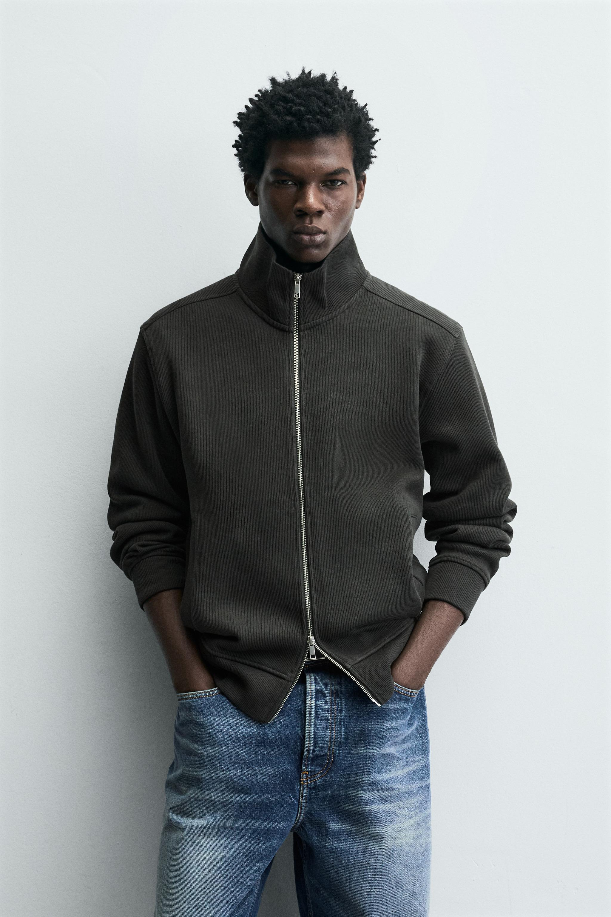 INTERLOCK RIBBED JACKET