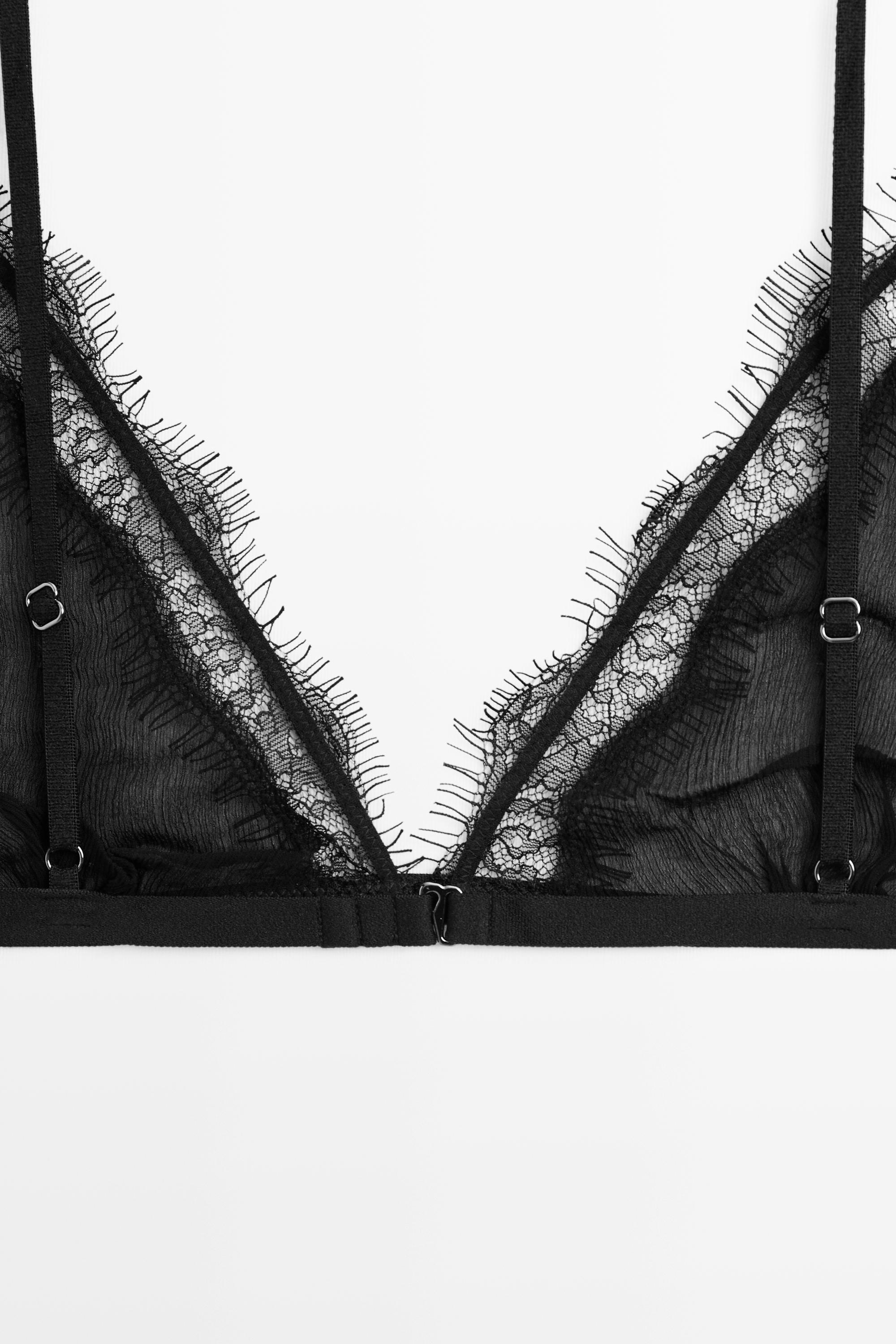 Bralette with lace detail