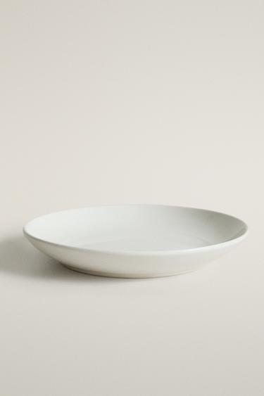 STONEWARE SIDE PLATE — White 2