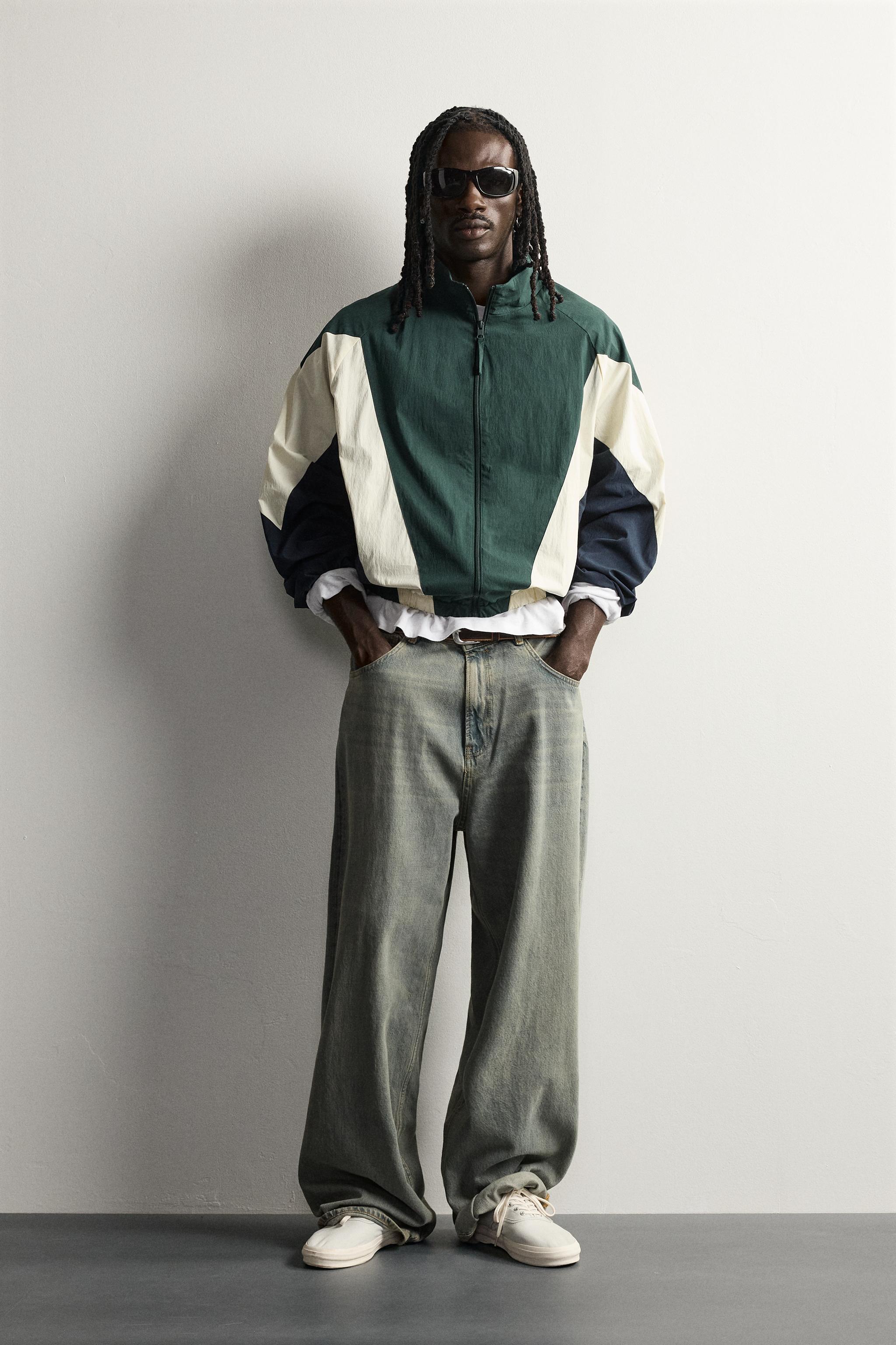 Мужские куртки Zara COLORBLOCK TECHNICAL JACKET