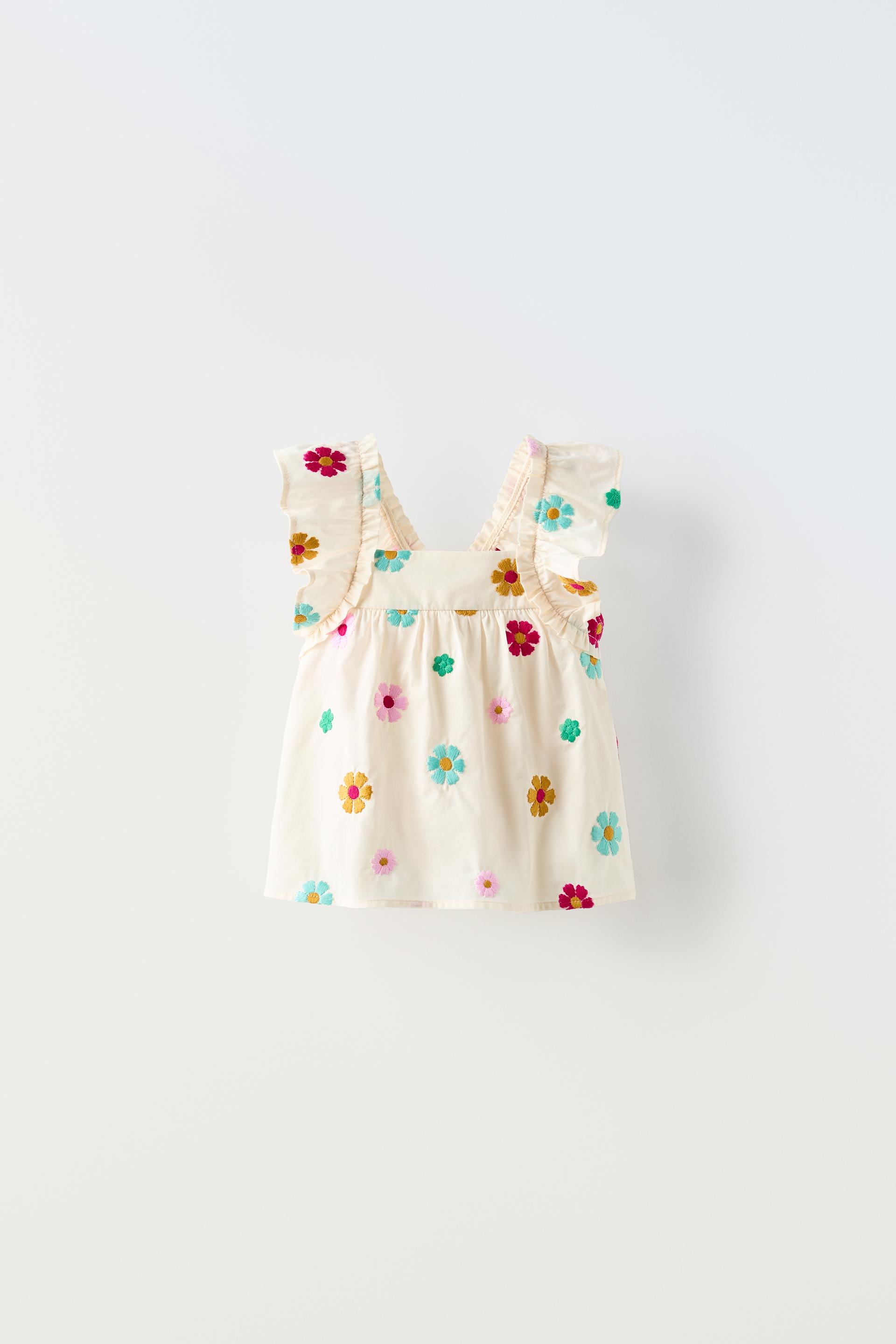 EMBROIDERED FLORAL SHIRT - Ecru | ZARA United Kingdom