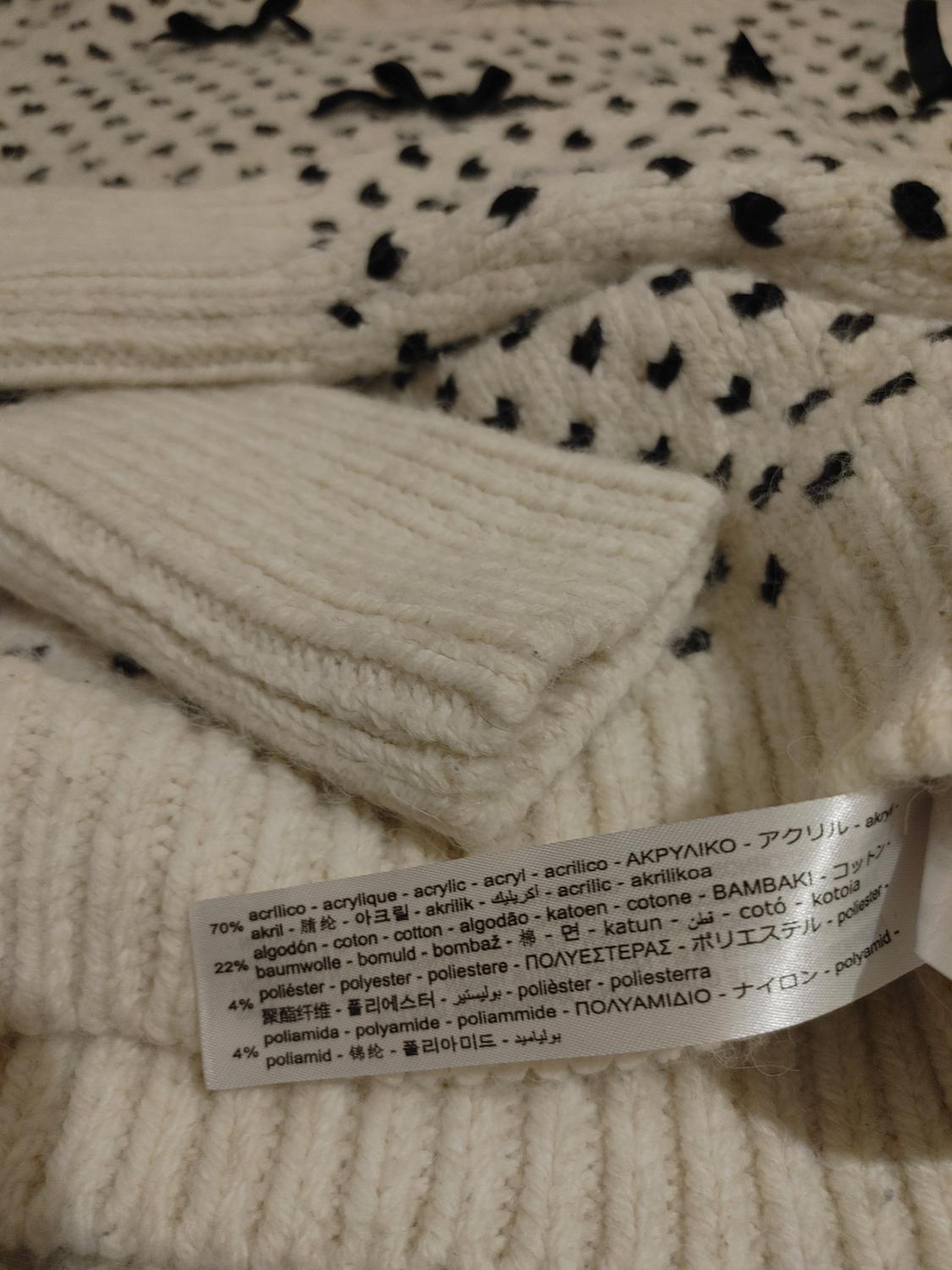KNIT SWEATER WITH BOWS - Image 5