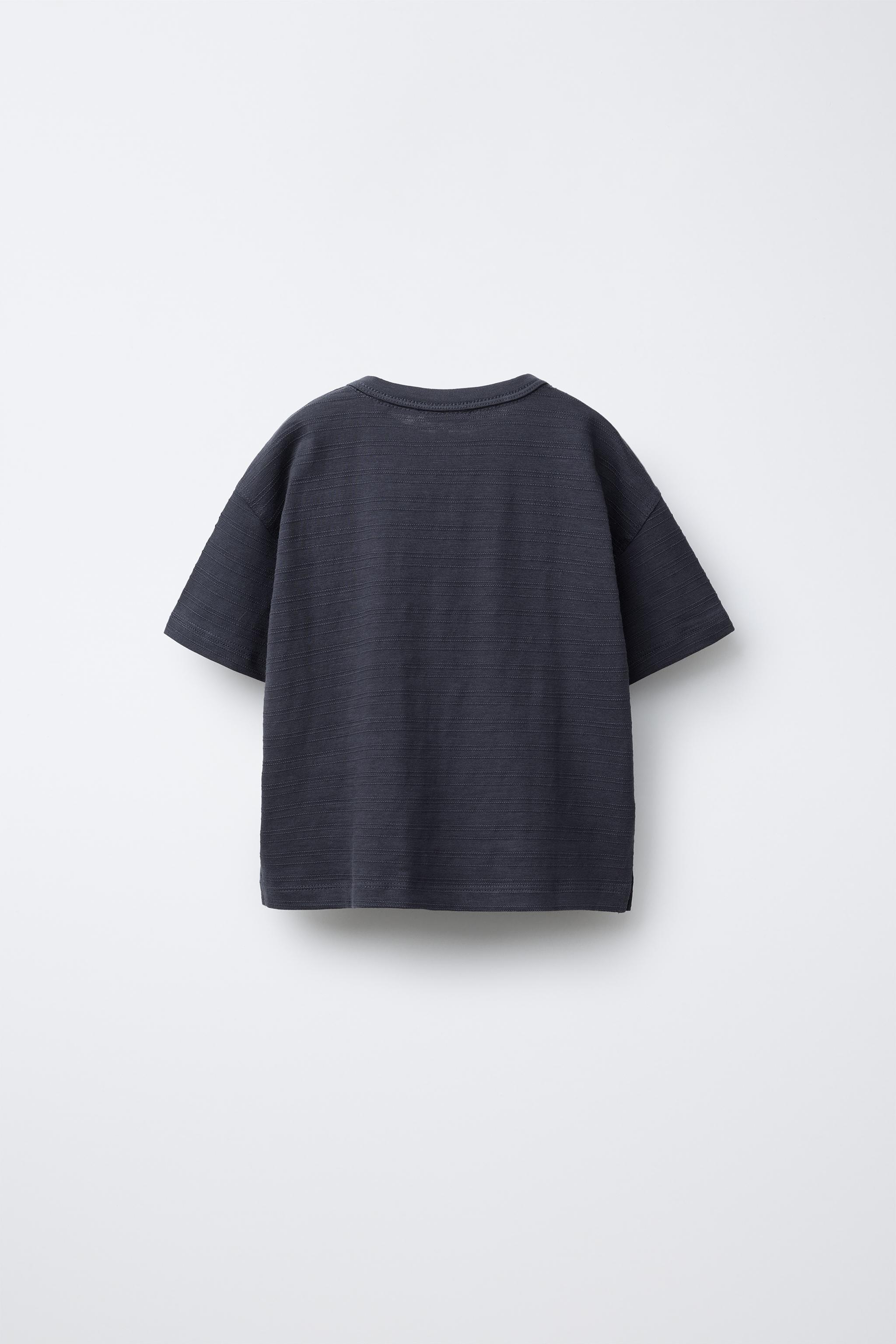 ★ドイツ発*ZARA*新作*ヘンリーネック半袖Tシャツ/EC★ ZARA - ZARA ヘンリーネック Tシャツの通販 by a｜ザラならラクマ