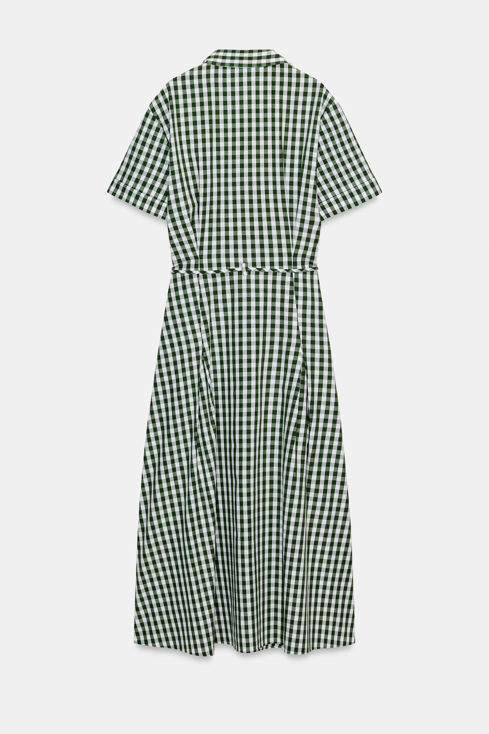 ZARA ワンピース リブ織りロング丈ワンピース - ブラウン | ZARA Japan / 日本