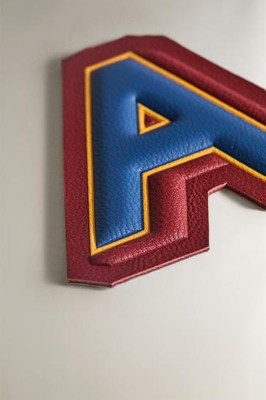 LEATHER LETTER A PATCH - Multicoloured by Zara - Image 1