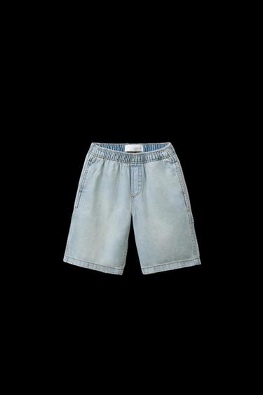 DENIM-BERMUDASHORTS MIT TASCHEN - Hellblau von Zara - Bild 0