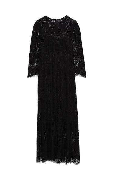 LACE MIDI DRESS