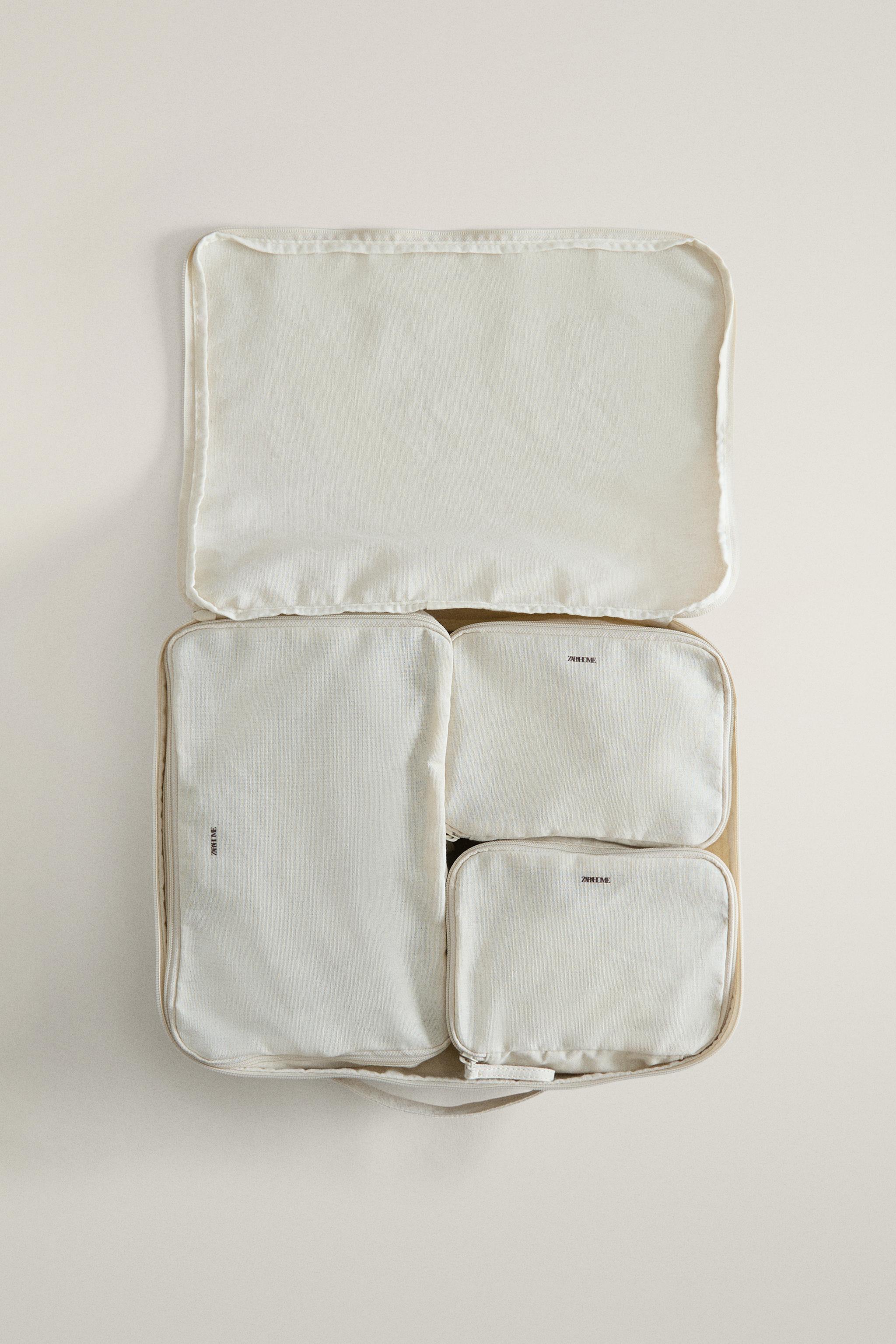 FABRIC TRAVEL ORGANIZER MAKEUP BAG