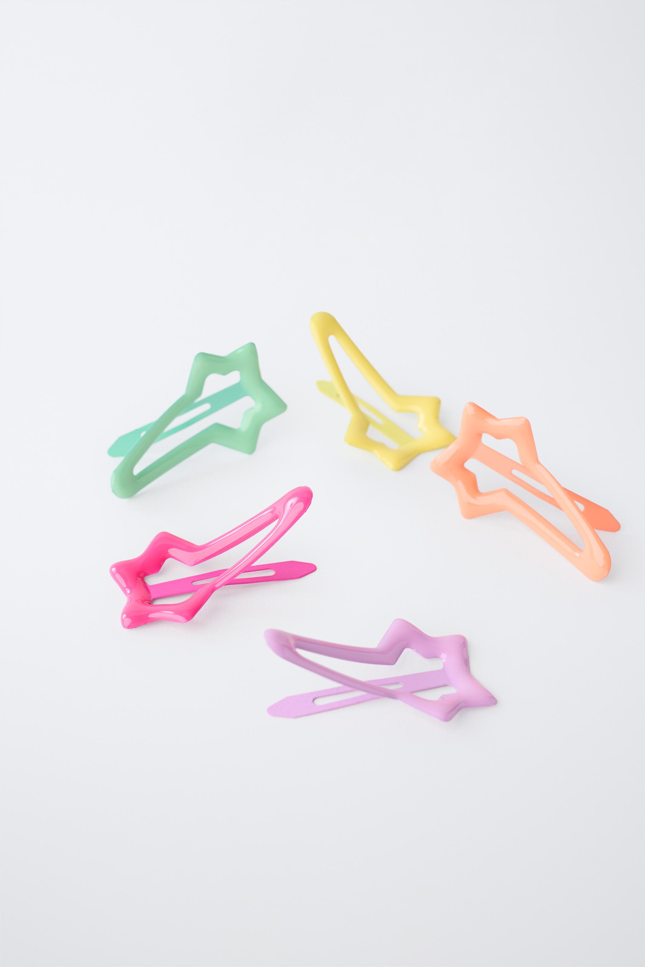 Детские аксессуары Zara PACK OF FIVE STAR CLIPS — фото 3