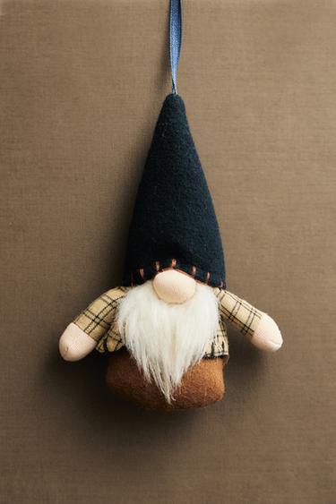 BEARDED GNOME CHRISTMAS TREE DECORATION - Blue by Zara - Image 4