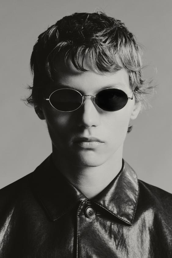 Zara ROUND SUNGLASSES - Silver - Image 0