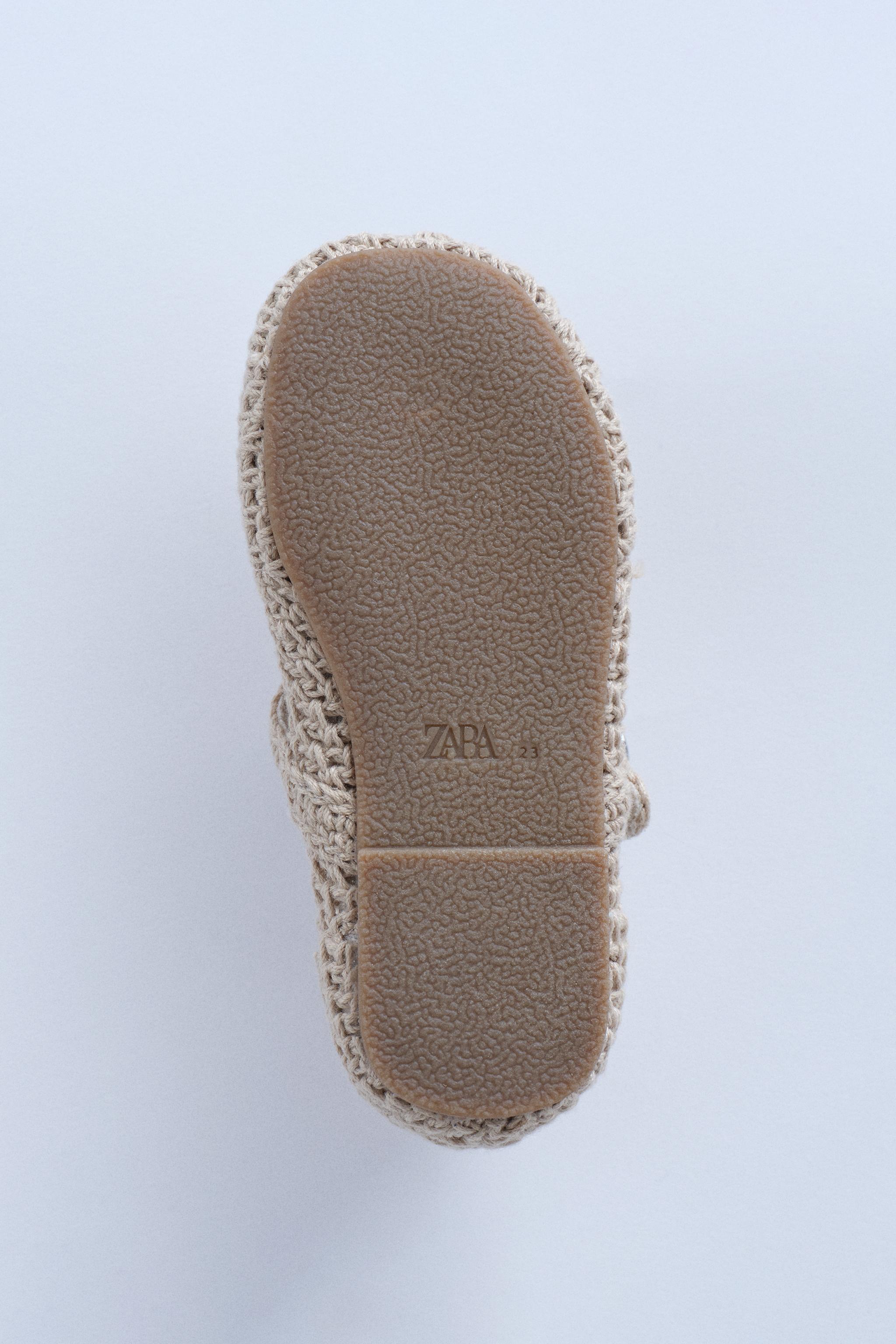 ZARA TIMELESS - CROCHET BALLET FLATS